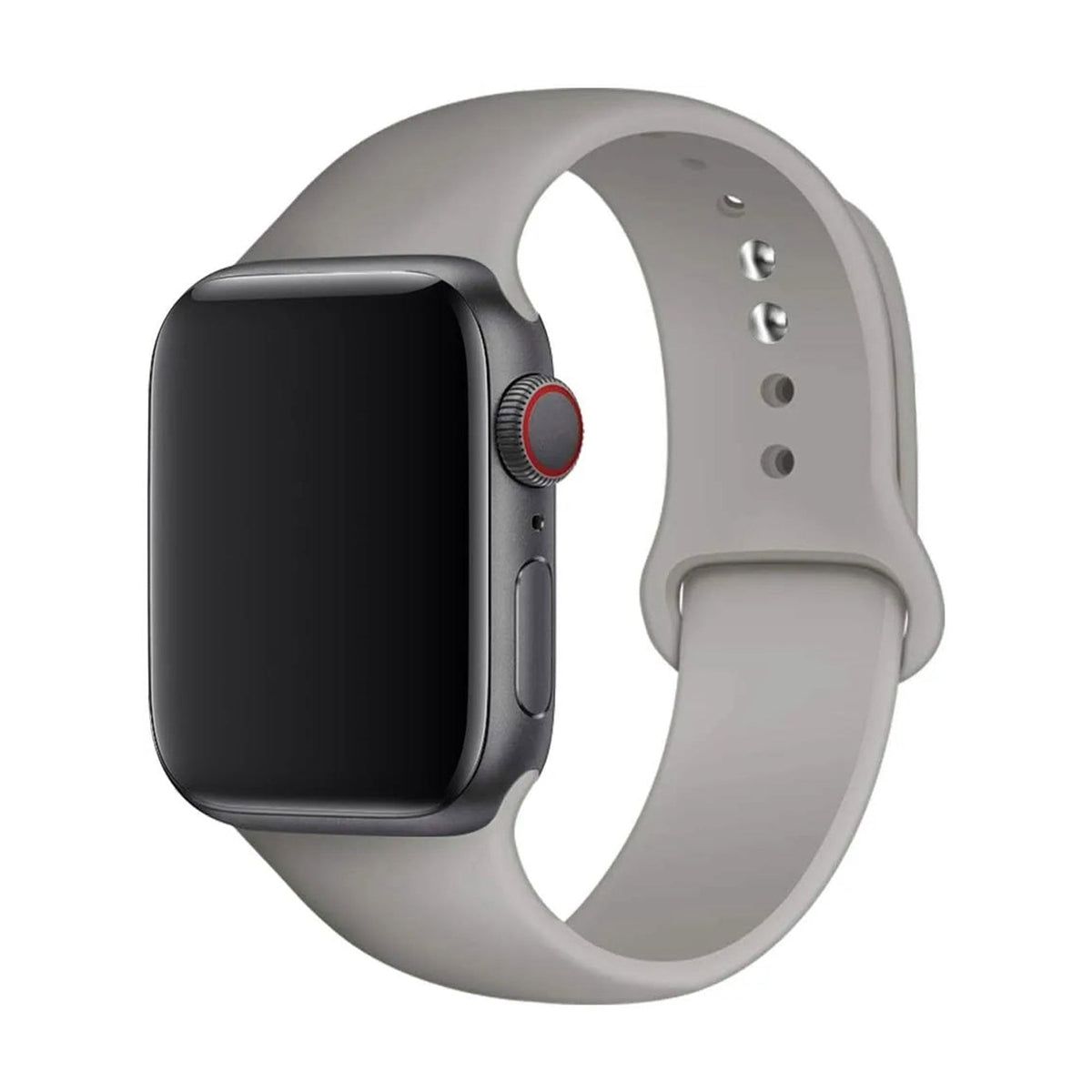 Apple Watch Kautschukarmband Grau